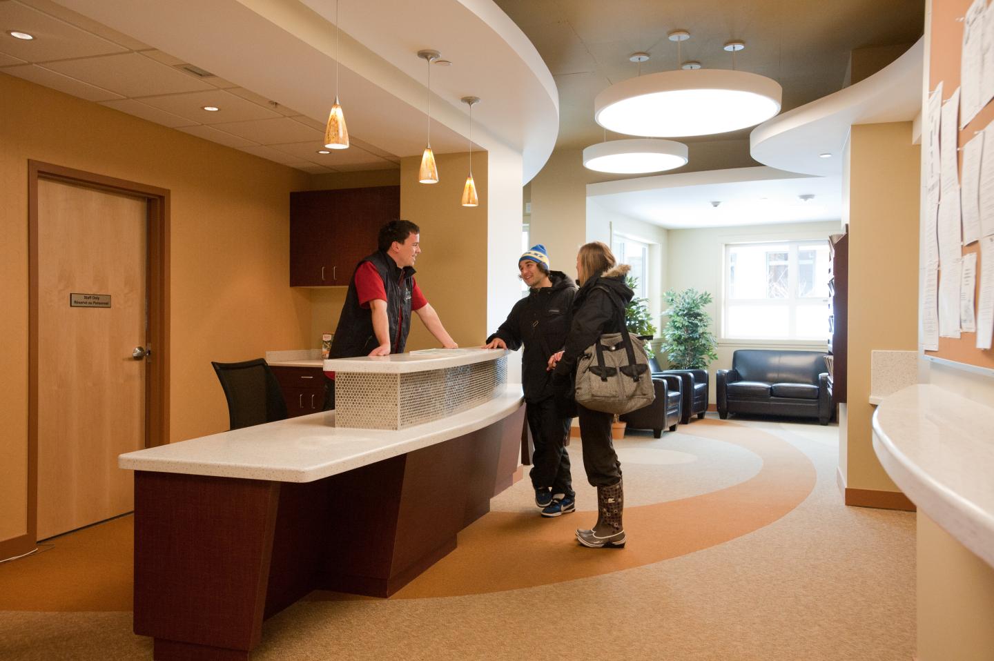 guests checking in at lobby