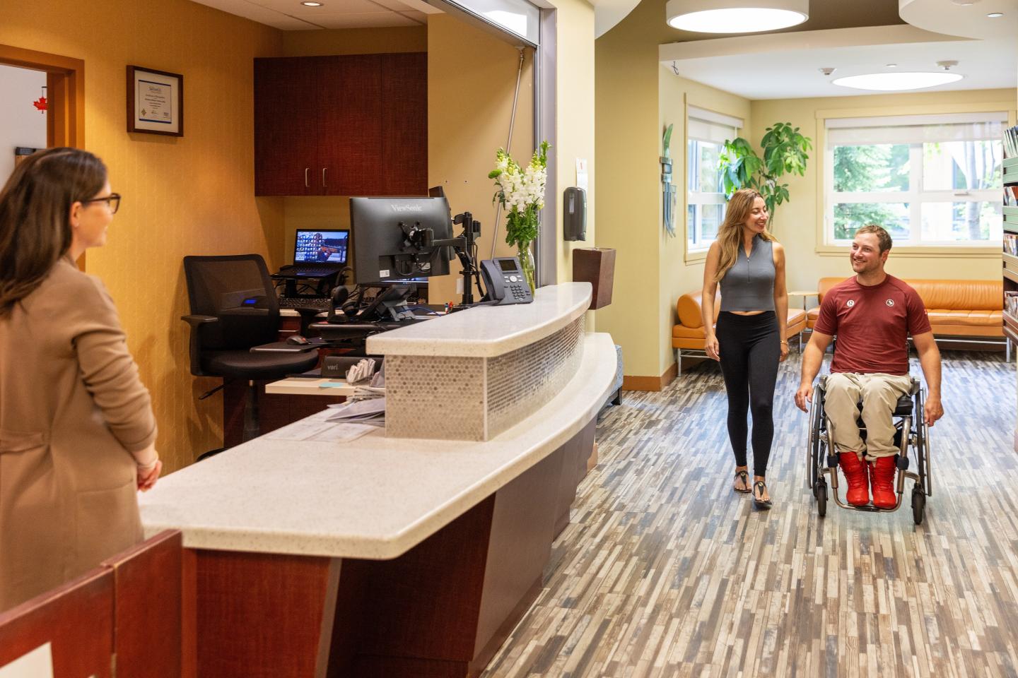 Whistler Athletes' Centre Accessible Accommodation Front Desk