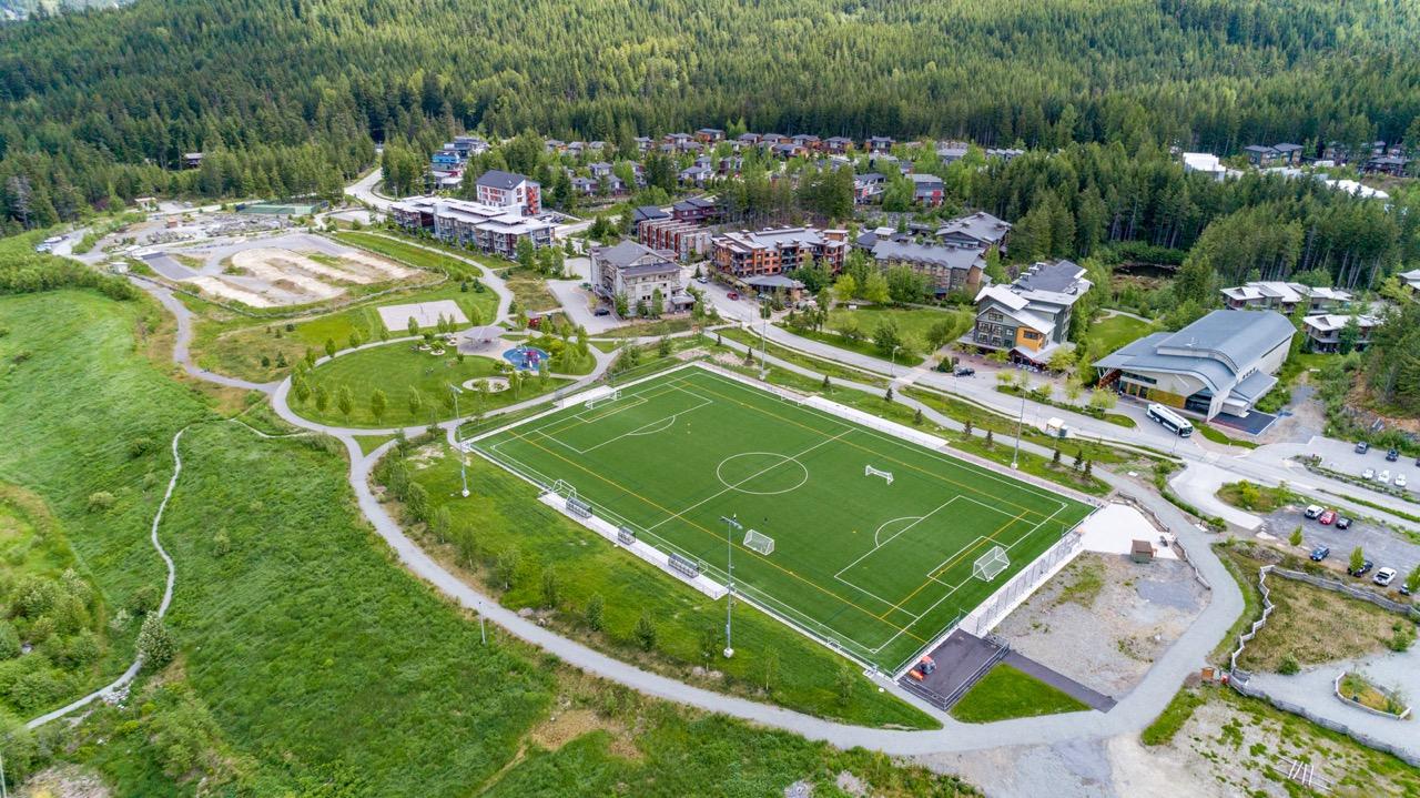 Aerial vew of Whistler Athletes Center