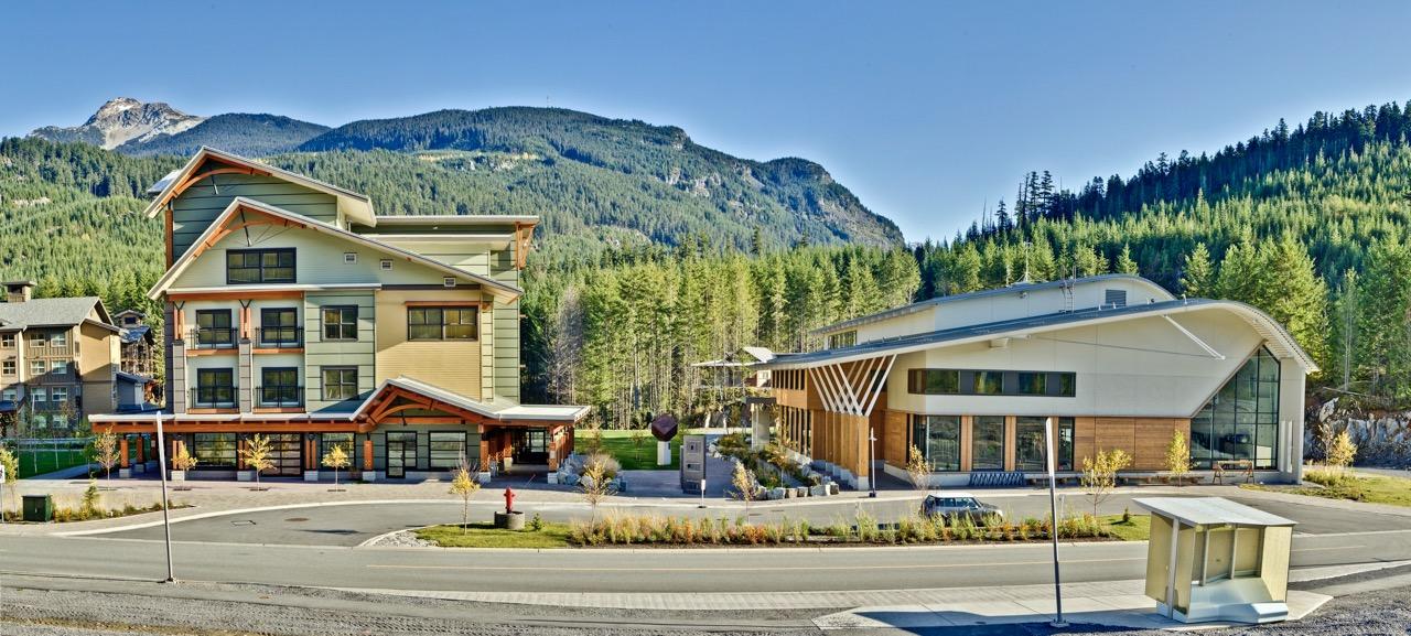 Front of Whistler Athletes Center